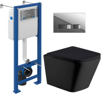 

Унитаз подвесной с инсталляцией WeltWasser, WW Gelbach 004 MT-BL + S-IN-MZ-VECTOR + P-BU-MOV/Cg