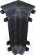 Уголок для плинтуса Ideal К55 Комфорт 302 Венге черный (2шт, внутренний, флоупак) - 