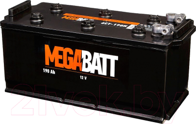 Автомобильный аккумулятор Mega Batt R+ 1200A под болт / 6СТ-190А (190 А/ч)