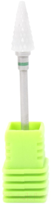 Фреза для маникюра Global Fashion Керамическая конус с зеленой насечкой C 3/32 Umbrella ST (C)