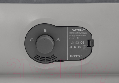 Надувная кровать Intex Prestige Mid-Rise Airbeds With USB Pump / 64114 (203x152x30)