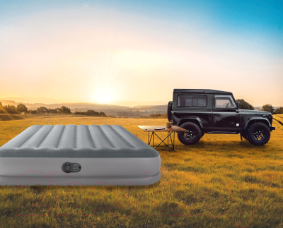 Изображение товара Надувная кровать Intex Prestige Mid-Rise Airbeds With USB Pump / 64114 (203x152x30)