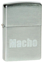 Зажигалка Zippo Macho Brushed Chrome / 200 (cеребристый) - 