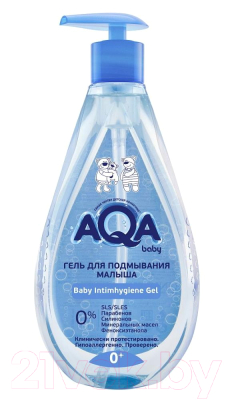Гель для душа детский AQA Baby Для подмывания малыша С дозатором / 02011503 (250мл)
