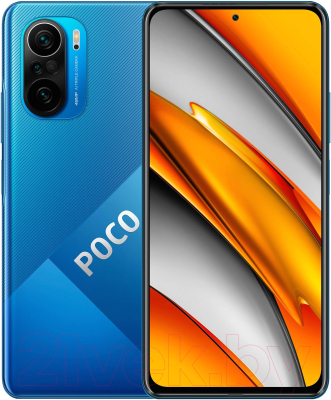 Смартфон POCO F3 8GB/256GB (океанический синий)