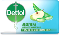 

Мыло твердое Dettol, Антибактериальное для рук c алоэ вера