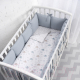 Комплект постельный для малышей Perina Fancy Слоники / F3-01.10 (3 предмета, голубой) - 