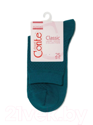 Изображение товара Носки Conte Elegant Classic 061 (р.23, темно-бирюзовый)