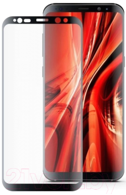Защитное стекло для телефона Case 3D для Galaxy S8 Plus (черный)
