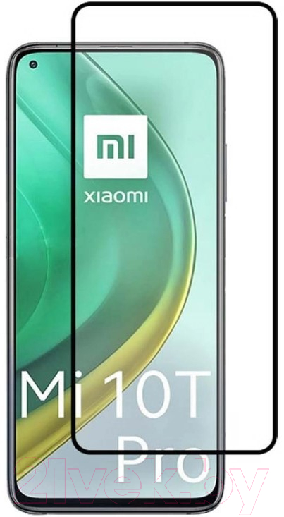 Защитное стекло для телефона Case 3D для Xiaomi Mi 10T/Mi 10T Pro (черный) — фото 1