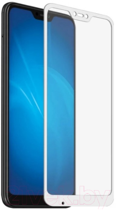 Защитное стекло для телефона Case 3D для Xiaomi Mi 8 Lite (белый) — фото 1
