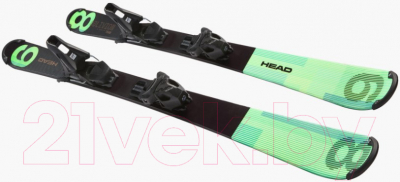 Горные лыжи Head Oblivion Team JRS 97 / 314491 (Black/Neon Green)