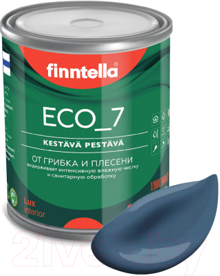 Краска Finntella Eco 7 Bondii / F-09-2-1-FL004 (900мл, лазурно-серый)