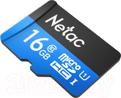 Карта памяти Netac MicroSD P500 Standard 16GB (NT02P500STN-016G-R)