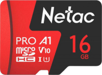 Карта памяти Netac MicroSD P500 Extreme Pro 16GB (NT02P500PRO-016G-S) - 
