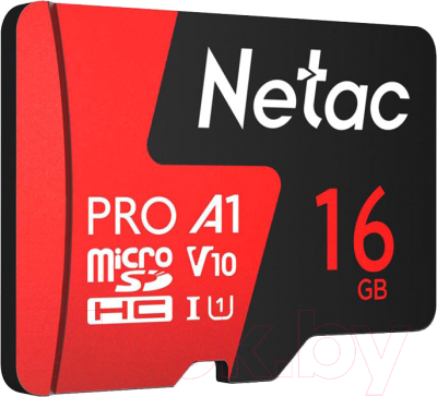 Карта памяти Netac MicroSD P500 Extreme Pro 16GB (NT02P500PRO-016G-S)