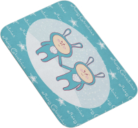 

Коврик для ванной JoyArty, Новогодние братишки-зайчишки / bath_78082