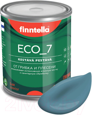 Краска Finntella Eco 7 Enkeli / F-09-2-1-FL012 (900мл, пастельно-бирюзовый)