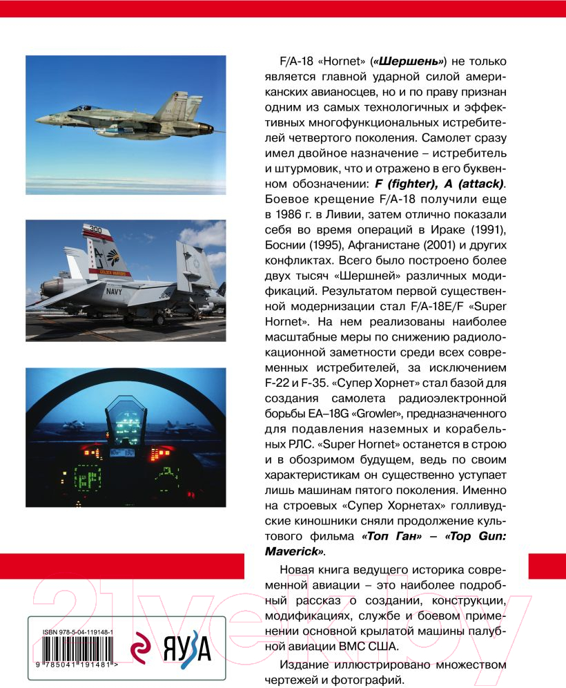 Книга Эксмо Истребитель-бомбардировщик F/A-18 Hornet