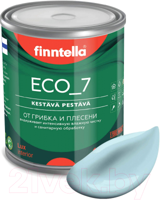 Краска Finntella Eco 7 Jaata / F-09-2-1-FL018 (900мл, светло-голубой)