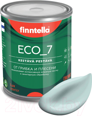 Краска Finntella Eco 7 Aamu / F-09-2-1-FL019 (900мл, светло-голубой)