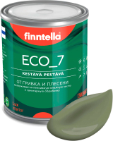 Краска Finntella Eco 7 Oliivi / F-09-2-1-FL021 (900мл, темно-зеленый) - 
