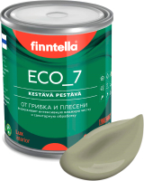 Краска Finntella Eco 7 Khaki / F-09-2-1-FL022 (900мл, серо-зеленый) - 