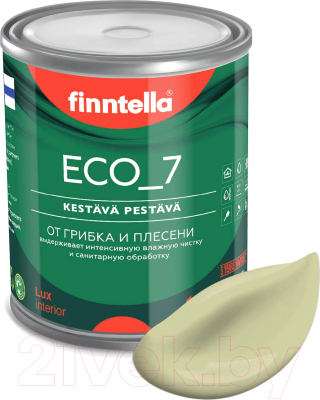 Краска Finntella Eco 7 Lammin / F-09-2-1-FL034 (900мл, бледно-зеленый)