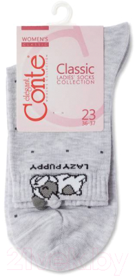 Изображение товара Носки Conte Elegant Classic 252 (р.23, светло-серый)