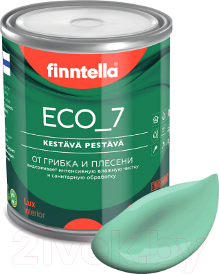 Краска Finntella Eco 7 Viilea / F-09-2-1-FL037 (900мл, светло-бирюзовый)