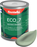 Краска Finntella Eco 7 Pastellivihrea / F-09-2-1-FL042 (900мл, светло-зеленый хаки) - 