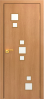 Дверь межкомнатная Юни Стандарт 17 80x200 (орех миланский) - 
