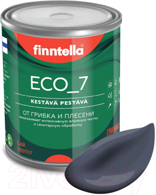 Краска Finntella Eco 7 Monsuuni / F-09-2-1-FL045 (900мл, холодно-серый)