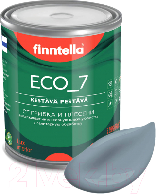 Краска Finntella Eco 7 Liuskekivi / F-09-2-1-FL046 (900мл, серый)