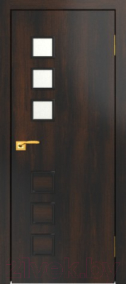 Дверь межкомнатная Юни Стандарт 18 60x200 (дуб венге)