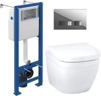 

Унитаз подвесной с инсталляцией GROHE, Euro Ceramic 39206000 + 39331001 + S-IN-MZ-VECTOR + P-BU-MOV/Cg
