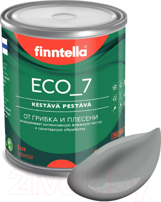 Краска Finntella Eco 7 Tiina / F-09-2-1-FL058 (900мл, темно-серый)