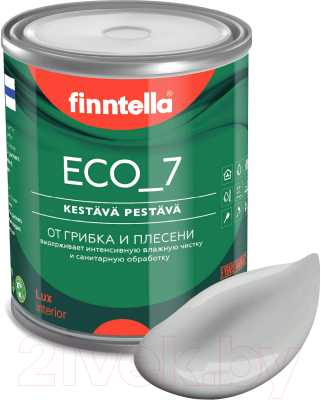 Краска Finntella Eco 7 Seitti / F-09-2-1-FL061 (900мл, светло-серый)