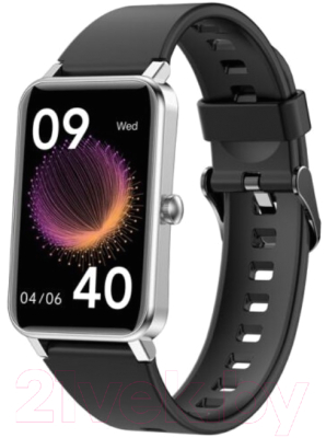 Умные часы Globex Smart Watch Fit V79 (серебристый)