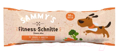 Лакомство для собак Bosch Petfood Sammy's Фитнес слайсы с брокколи и морковью / 6443025 (25г)
