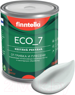 Краска Finntella Eco 7 Islanti / F-09-2-1-FL066 (900мл, серо-голубой)