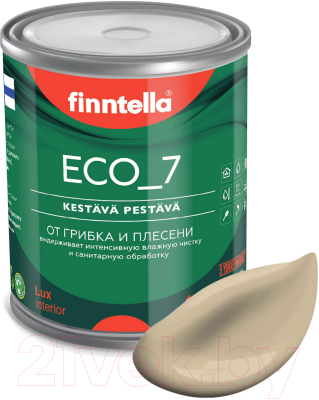 Краска Finntella Eco 7 Karamelli / F-09-2-1-FL068 (900мл, песочный)