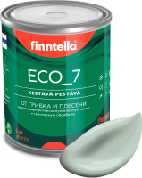 Краска Finntella Eco 7 Meditaatio / F-09-2-1-FL043 (900мл, серо-зеленый) - 