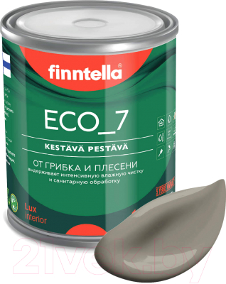 Краска Finntella Eco 7 Maa / F-09-2-1-FL080 (900мл, светло-коричневый)