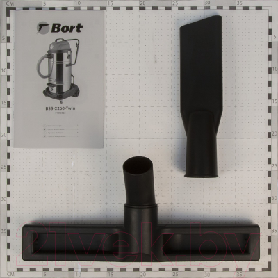 Профессиональный пылесос Bort BSS-2260-Twin (91272522)