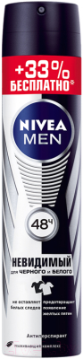 

Дезодорант-спрей Nivea, Men невидимый для черного и белого