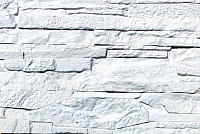 Декоративный камень Polinka Сланец рифейский 0200 (белый) - 