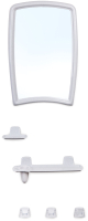 Комплект мебели для ванной Berossi 41 НВ 04104000 (белый мрамор) - 