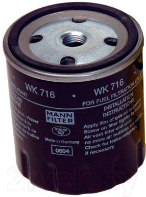 Топливный фильтр Mann-Filter WK716
