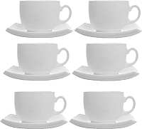 Набор для чая/кофе Luminarc Quadrato White E8865 - 